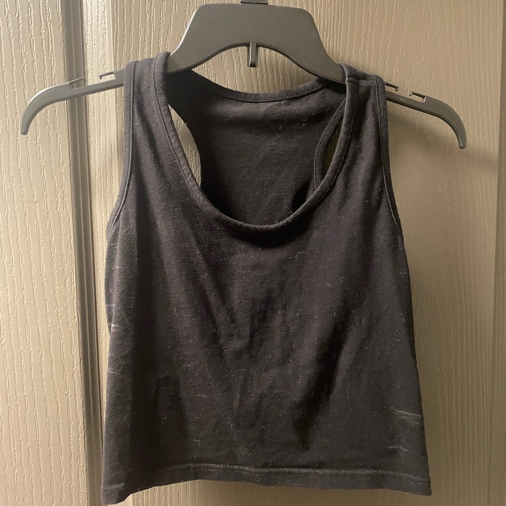 Black Sleeveless Women's Top